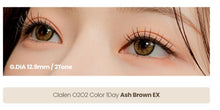 Load image into Gallery viewer, Clalen 0202 One-day Color lenses Ash Brown Ex (30 lenses pack)
