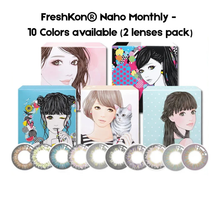 Load image into Gallery viewer, FreshKon® Naho Monthly Color Lenses 10 Colors available (2 lenses pack)