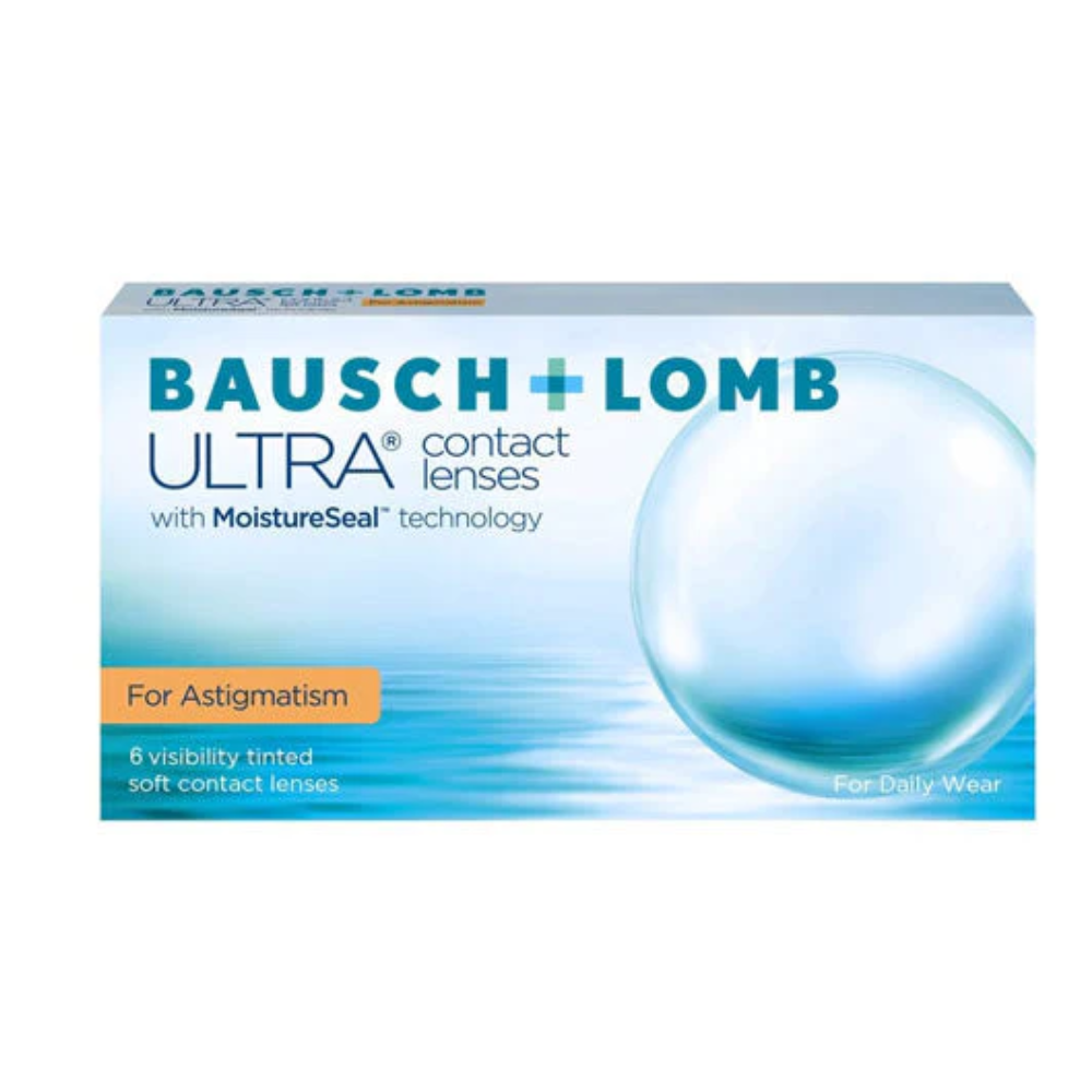 Bausch & Lomb SofLens ULTRA with MoistureSeal Technology for Astigmatism  (6 lenses pack)