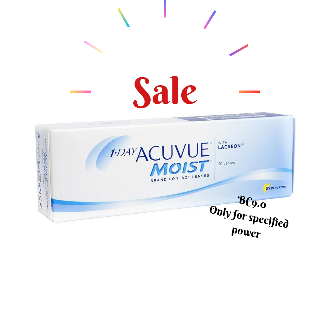 强生™舒日 日抛 近视隐形眼镜Acuvue Moist One-Day(每盒30片) – ezylens