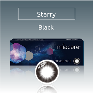 Miacare CONFiDENCE Daily - Starry Black Color Lenses / 10 lenses pack)