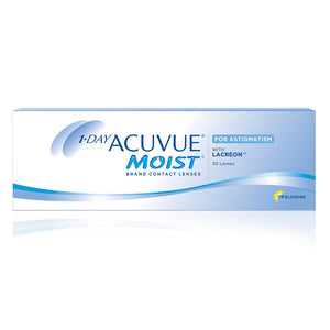 强生™舒日 一日 日抛散光隐形眼镜Acuvue Moist One-Day(每盒30片)