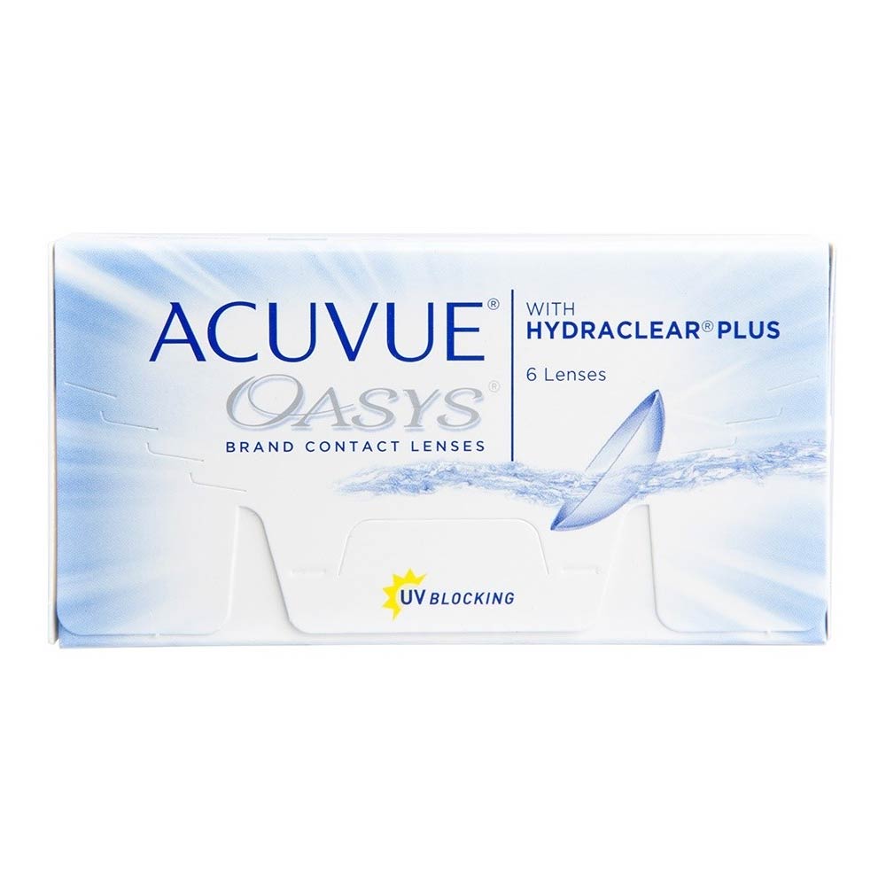 强生™欧舒适 一日 双周抛 近视/远视隐形眼镜 Acuvue Oasys Bi-Weekly(每盒6片)