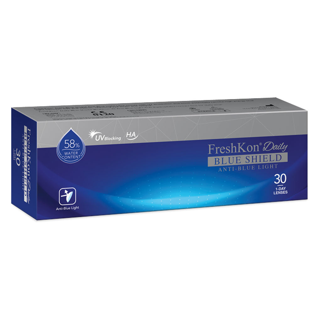 Freshkon Daily Blue Shield Contact Lenses(30 lenses pack)