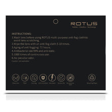 将图片加载到图库查看器，ROTUS 多用途眼镜消毒可重用防雾布
