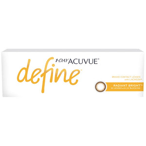 Acuvue New Define Radiant Bright One-Day Color Lenses (30 lenses pack)