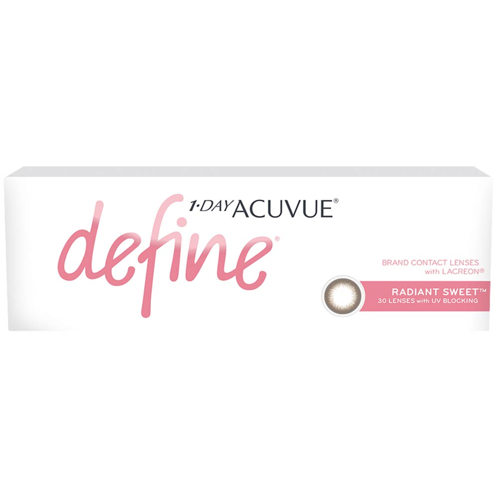 Acuvue New Define Radiant Sweet One-Day Color Lenses (30 lenses pack)