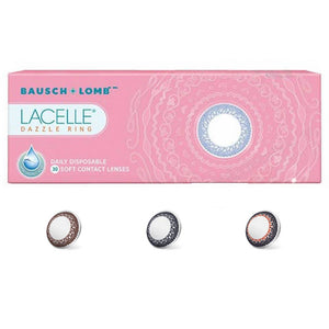 Bausch & Lomb Lacelle Dazzle Ring Series 3 Colors available (30 lenses pack)