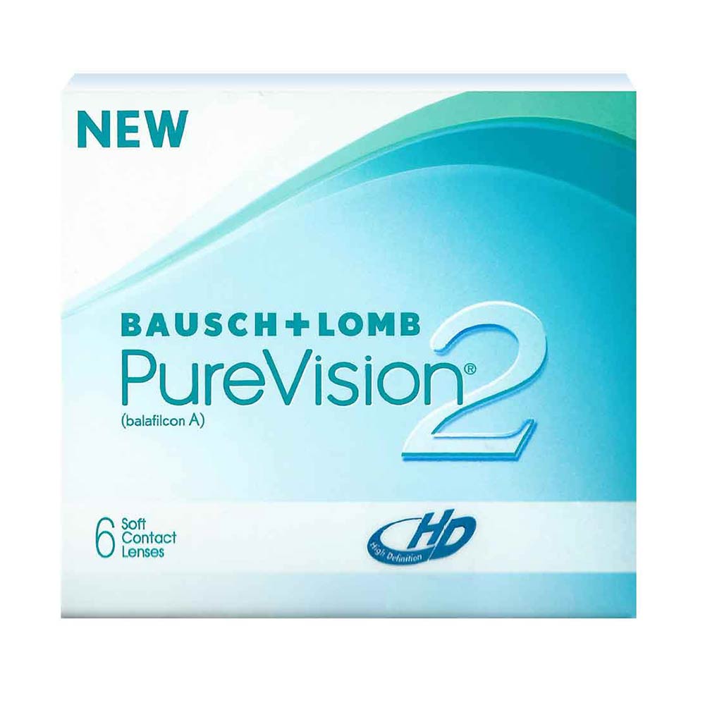 博士伦™纯视2代 月抛 隐形眼镜Bausch & Lomb Purevision 2 HD(每盒3片)