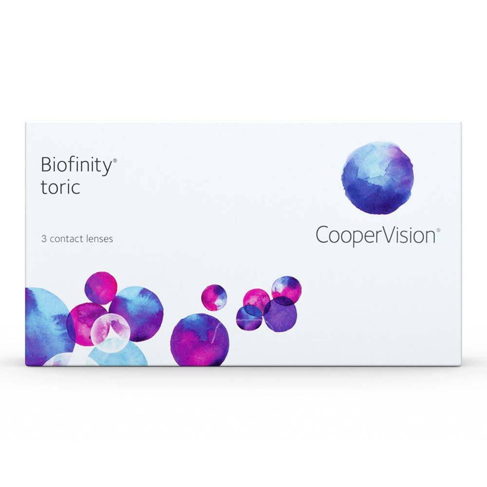 库博光学™佰视明 散光隐形眼镜 Biofinity TORIC月抛(每盒3片)