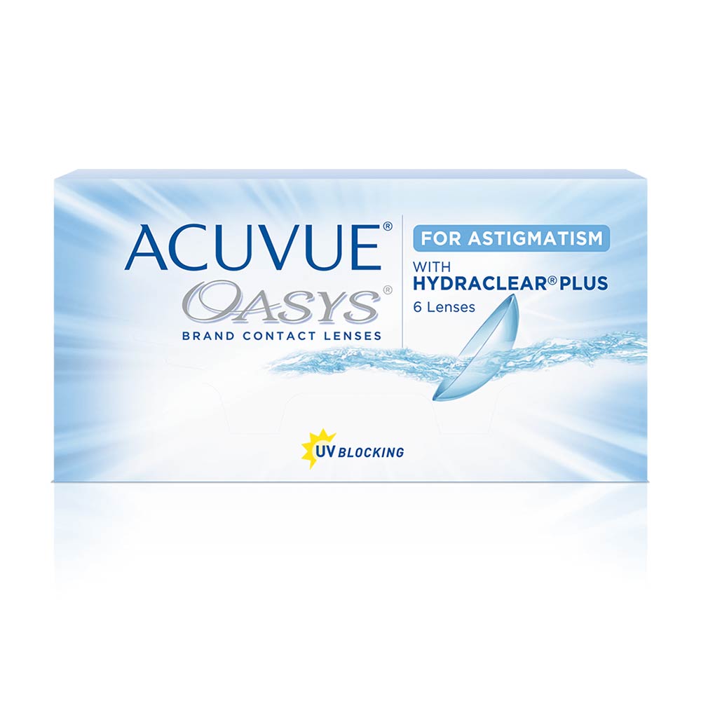 强生™安视优欧舒适双周抛散光隐形眼镜Acuvue Oasys for ASTIGMATISM(每盒6片)